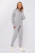 Women's light gray sweater  4038588 photo №4