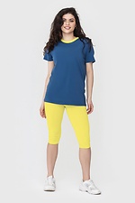 SOLOMIYA summer sports suit for fitness: T-shirt, cycling shorts below the knee length Garne 3040590 photo №1