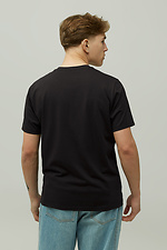 Schwarzes T-Shirt mit „F**K“-Aufdruck Garne 9001590 Foto №2