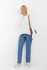 Women's white jumper  4038591 photo №2