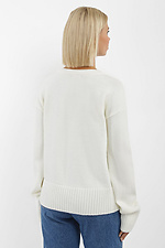 Women's white jumper  4038591 photo №3