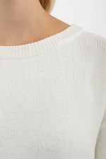 Women's white jumper  4038591 photo №4