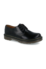 Black autumn shoes made of genuine leather Forester 4101591 photo №6