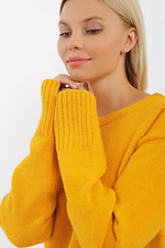 Gelber Damenpullover  4038592 Foto №4