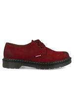 Czerwone jesienne buty z nubuku Forester 4101592 zdjęcie №2