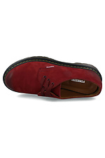 Czerwone jesienne buty z nubuku Forester 4101592 zdjęcie №4