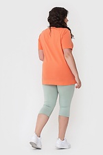 SOLOMIYA summer sports suit for fitness: T-shirt, cycling shorts below the knee length Garne 3040593 photo №3
