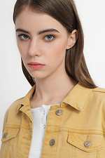 Short denim jacket with buttons  4014593 photo №4