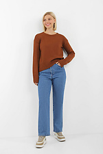 Women's light brown jumper  4038593 photo №2
