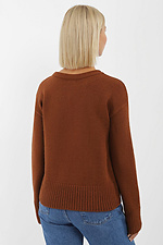 Women's light brown jumper  4038593 photo №3