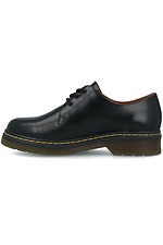 Massive black shoes made of genuine leather Forester 4101593 photo №3