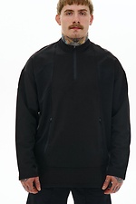 Свитшот из стрейч нейлона "Скейп", черный TUR WEAR 8037593 фото №1