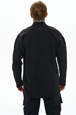 Свитшот из стрейч нейлона "Скейп", черный TUR WEAR 8037593 фото №5