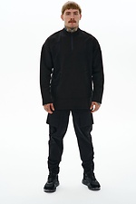 Свитшот из стрейч нейлона "Скейп", черный TUR WEAR 8037593 фото №9