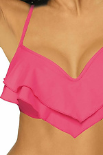 Bright two-piece swimsuit with flounces on a push-up bra and panties Marko 4023594 photo №4