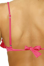 Bright two-piece swimsuit with flounces on a push-up bra and panties Marko 4023594 photo №5