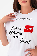 Damen T-Shirt "Ich liebe Kiew" Garne 9001594 Foto №4