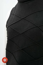 Warm vest SHOW black with a high neck Garne 3037595 photo №4
