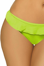 Bright two-piece swimsuit with ruffles on a push-up bra and panties leggings Marko 4023595 photo №6