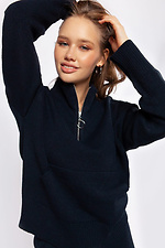 Women's dark blue sweater  4038595 photo №1