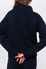 Women's dark blue sweater  4038595 photo №2
