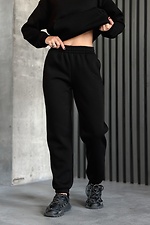 Женский спортивный костюм зимний TMV OVERSIZE Черный Teamv 8034595 фото №4