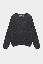 Women's dark gray jumper  4038596 photo №5