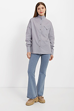 Ausgestellte Batal-Jeans mit hoher Taille für Damen  4014597 Foto №2