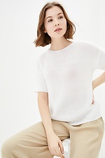 Weißer Strickpullover mit kurzen Ärmeln Sewel 4037597 Foto №1