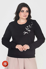 TODEY "Swallows" Insulated Sweatshirt, Black Garne 9001597 photo №1