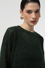 Women's dark green jumper  4038599 photo №4