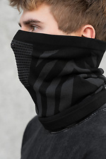 Чоловічий Зимовий Бавовняний Дихаючий Термо Баф Scorpion Black Without 8056599 фото №5