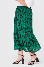 YNONA Chiffon-Midirock mit breitem Volant Garne 3040600 Foto №3