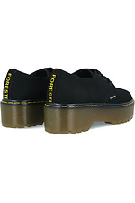 Chunky black platform shoes Forester 4101600 photo №4