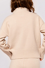 Women's jumper in light beige color.  4038601 photo №2