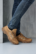 Demi-season men's sneakers made of genuine leather  8019601 photo №1