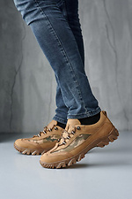 Demi-season men's sneakers made of genuine leather  8019601 photo №2