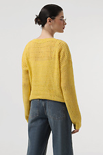 Gelber Damenpullover  4038602 Foto №3