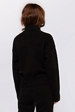 Women's black sweater  4038603 photo №5