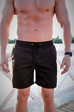 Herren Strand Badeshorts zum Baden und Schwimmen Schwarz Without 8049603 Foto №2