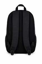 Black "Without Basic" backpack, urban backpack for a 15.6-inch laptop, for school and work Without 8056603 photo №4
