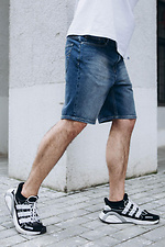 Men's knee length denim shorts TUR WEAR 8025604 photo №3