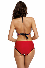Separate swimsuit: push-up bra with decorative straps, high panties with open barrels Marko 4023605 photo №3