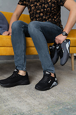 Black summer sneakers with a hole  8018605 photo №4