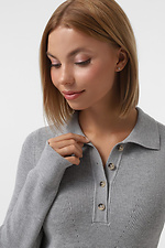 Light gray women's dress  4038606 photo №4