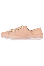 Pink summer sneakers stitched on a white sole Las Espadrillas 4101606 photo №2