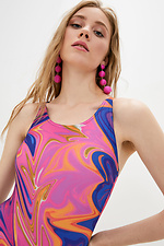 Bright one-piece swimsuit in an abstract print GERA 4040607 photo №2