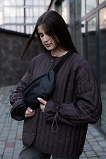 Женская сумка-бананка BOARD перфорация Mamakazala 8039607 фото №4