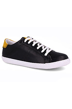 Black Smith sneakers in leatherette with white sole Las Espadrillas 4012608 photo №1