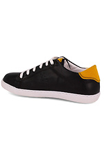 Black Smith sneakers in leatherette with white sole Las Espadrillas 4012608 photo №2